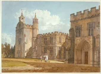 Der Bischofspalast, Salisbury, ca. 1795